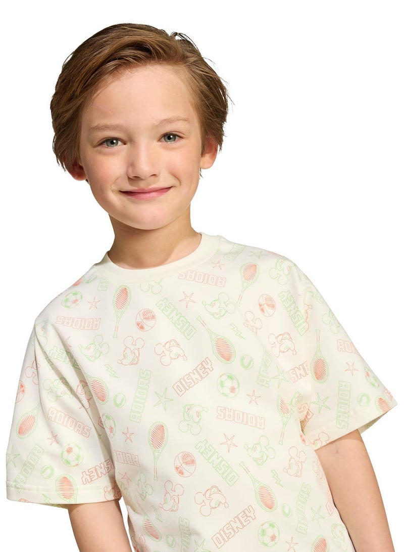 اديداس تيشيرت ميكي ماوس ديزني للأطفال الصغار - Image 3